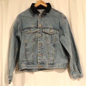 Brandy Melville oversized denim and corduroy jacket